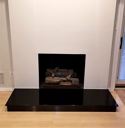 Mantel & Stone Before | Ambler Fireplace & Patio in chalfont PA